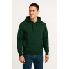 Erkek Üç İplik Kapüşonlu Kanguru Cepli SweatShirt hoodie - Haki