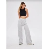 İki iplik Bol Paça Eşofman Pantalon - Gri