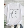 Kadın Beyaz Ive Got Your Back Grafik Tişört - Eğlenceli Çubuk Tasarımlı Oversize Günlük Kısa Kollu Tişört, Polyester Örgü, Yuvarlak Yaka, İlkbahar ve Yaz için Mükemmel, Günlük Giyim Tişört | Eğlenceli Tasarım | Polyester Kumaş - Beyaz