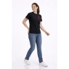 Kadın TÜRKİYE Ay Yıldız Baskılı Taraftar Forma T-Shirt - Siyah