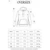 Kadın 3 İplik Pamuklu Kapüşonlu Kanguru Cepli Düz Oversize Hoodie Sweatshirt - Gri