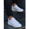 KB-BX1  Kuback Beyaz Cilt Yüksek Beyaz Taban Günlük Erkek Ayakkabı