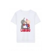 Kız Labubu Çocuk Baskılı T-Shirt - Beyaz
