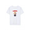 Kız Labubu Çocuk Baskılı T-Shirt - Beyaz