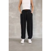 Osy Modal Yumuşak Dokulu Kumaş Şalvar Pantalon - Siyah