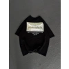 Unisex Baskılı Oversize T-Shirt - Siyah