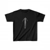 Unisex Çocuk Baskılı T-Shirt - Siyah