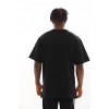Unisex Oversize Kolye Dahil T-Shirt - Siyah