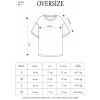 Unisex Taş Desenli Oversize T-Shirt - Beyaz