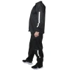 Yağmurluk Takım (Bahçıvan Tipi Askılı Pantolon ve Mont) - Siyah