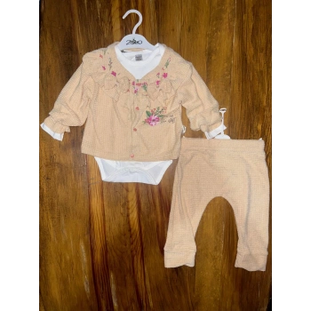 3-12 aylık üçlü takım bej