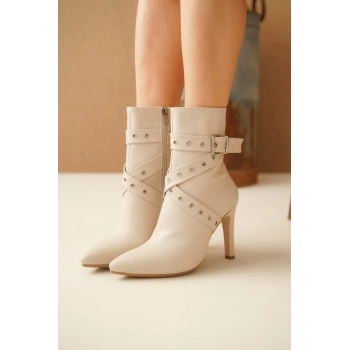 Atye Bej Rugan Topuklu Bot