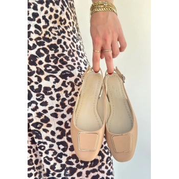 Canka Nude Cilt Babet Ayakkabı