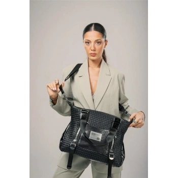 Ebga Siyah Cilt Kol Ve Omuz Çantası