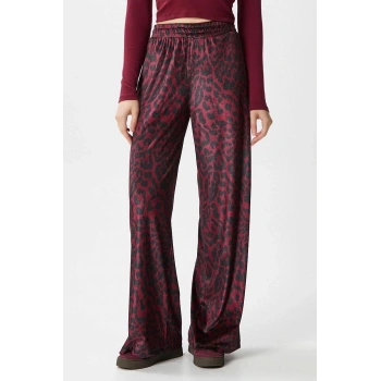 Leopar desen pantolon