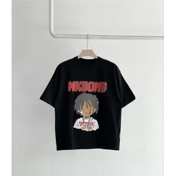 Unisex Çocuk Baskılı T-Shirt - Siyah