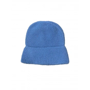 Unisex Tam Kalıp İnce Sakallı Triko Bere - Indigo