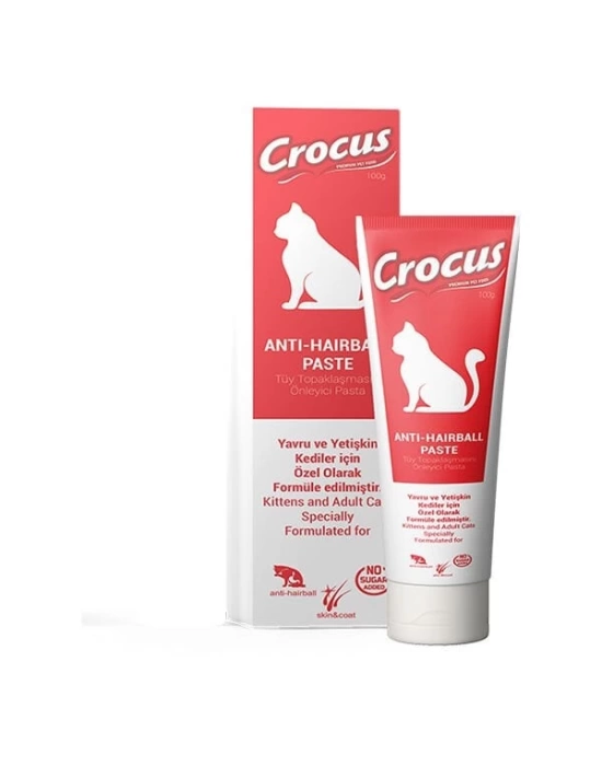 Crocus Anti Hairball Tüy Yumağı Önleyici Kedi Maltı 100 Gr
