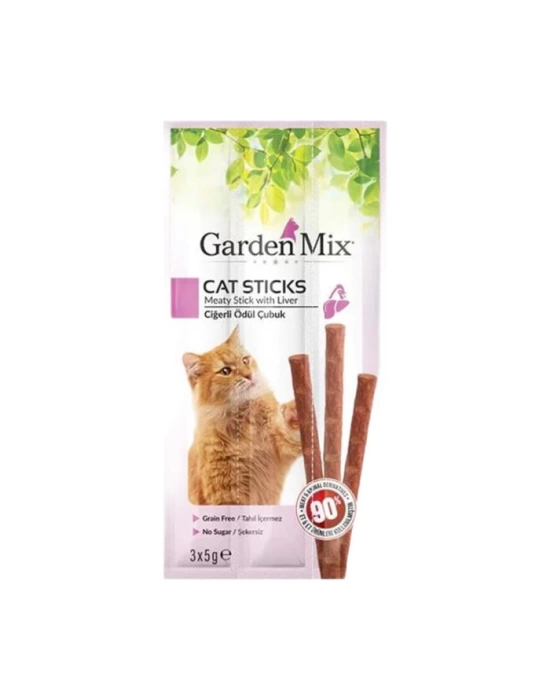 Garden Mix Cat Stıcks Ciğerli Ödül Çubuk