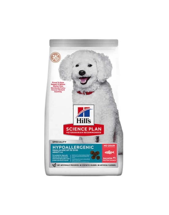 Hills Hypoallergenic Small Mini Somonlu Küçük Irk Yetişkin Köpek Maması 1,5 Kg