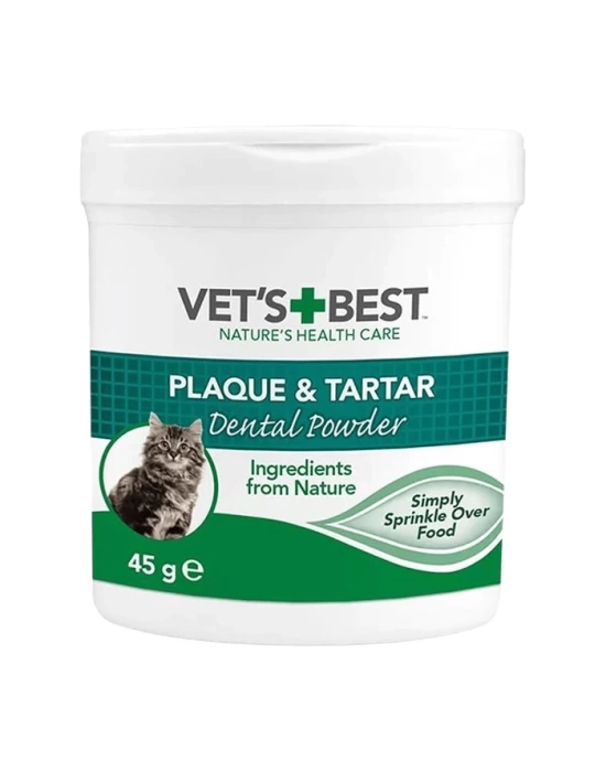 Vets Best Kedi Tartar Ağız Bakım Tozu 45 Gr