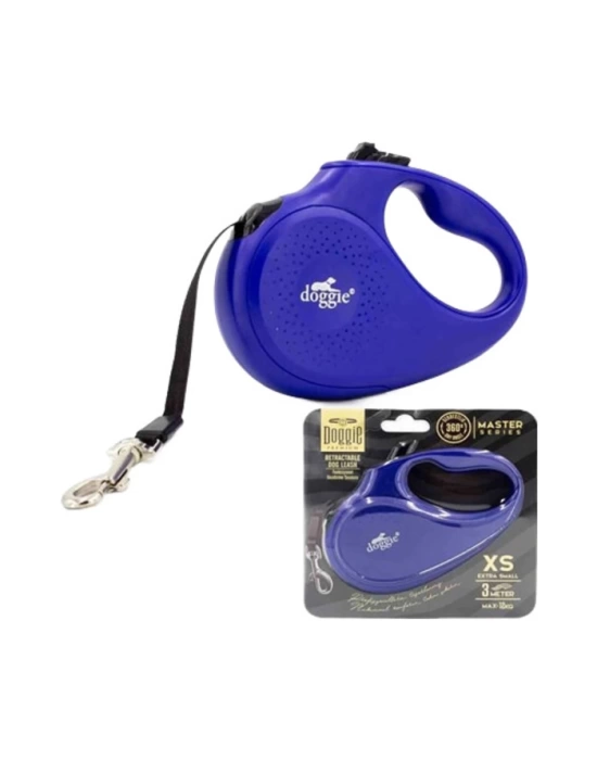 Doggie Master Serisi Otomatik Uzatma 3metre Max 12 Kg Lacivert