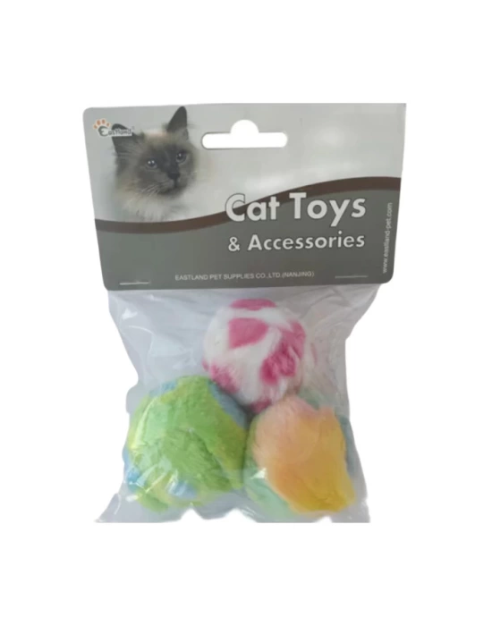 Cat Toys Peluş Top Kedi Oyuncağı 4 Cm