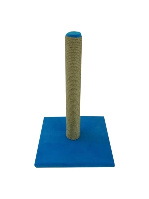 Atlas Tekli Kedi Tırmalama Tahtası 50 Cm Mavi