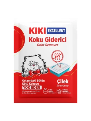 Kiki Excellent Kedi Koku Giderici Çilek Kokulu 25 Gr