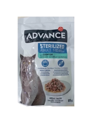 Advance Morina Balıklı Kısırlaştırılmış Yetişkin Kedi Konservesi 85 Gr