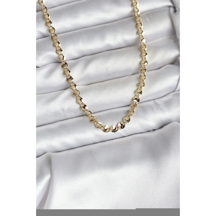 14K Gold Renk Kaplama Zincir Model CM Kadın Kolye