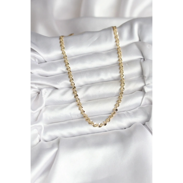 14K Gold Renk Kaplama Zincir Model CM Kadın Kolye