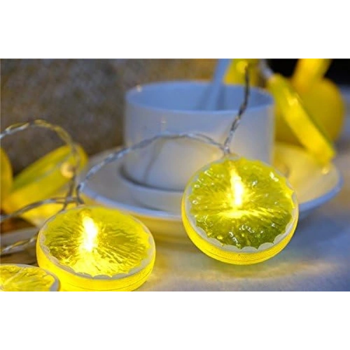 2 M 10 Led Pilli 2 Kademeli Limon Led Işık 6200-269