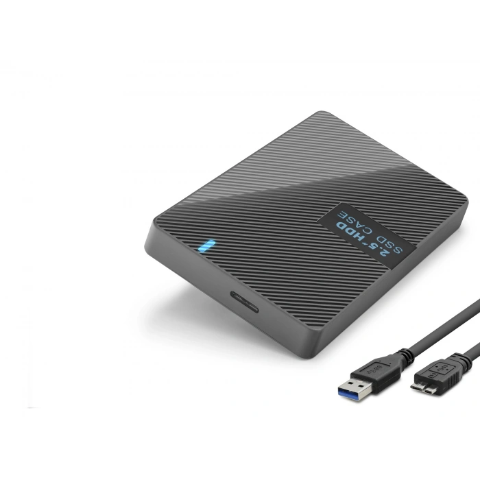 2.5 Sata Hdd/Ssd Harici Disk Kutu Usb 3.0 Micro-B - Siyah HDX1792