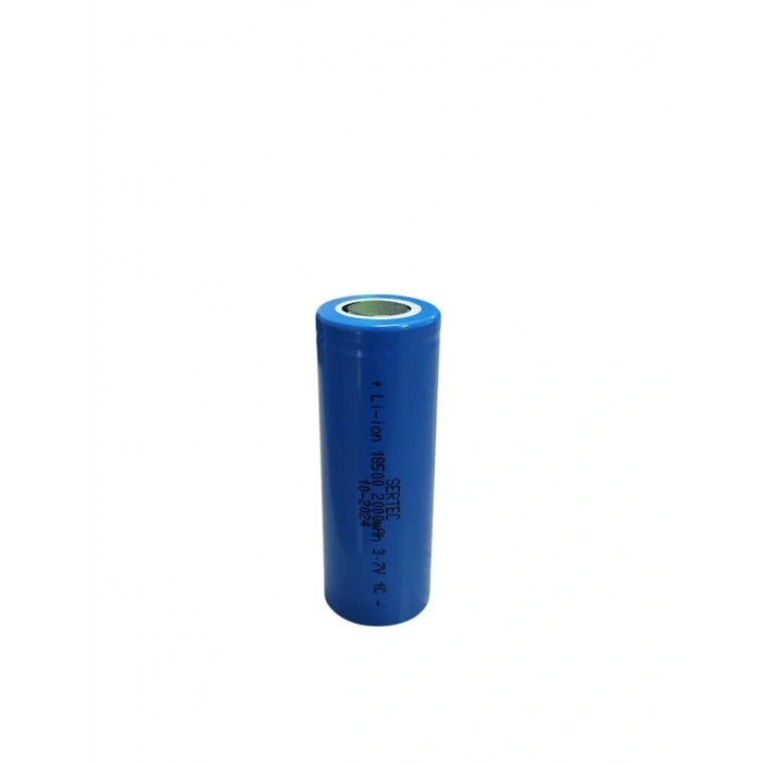 3.7V Li-ion 18500 2000 mAh 1C Şarjlı Pil