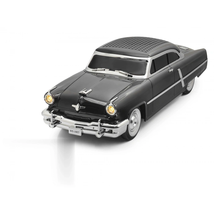 Bluetooth Hoparlör Fm Antika Araba Tasarımlı - Siyah WS1957