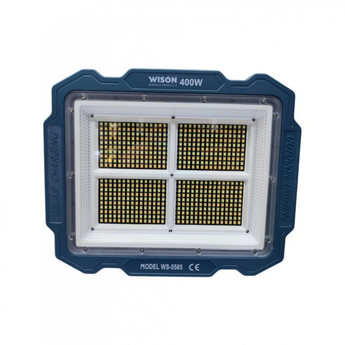 3 Solar Panelli 400W Spot Aydınlatma (USB çıkış,Type-C şarj giriş- WS-5585)