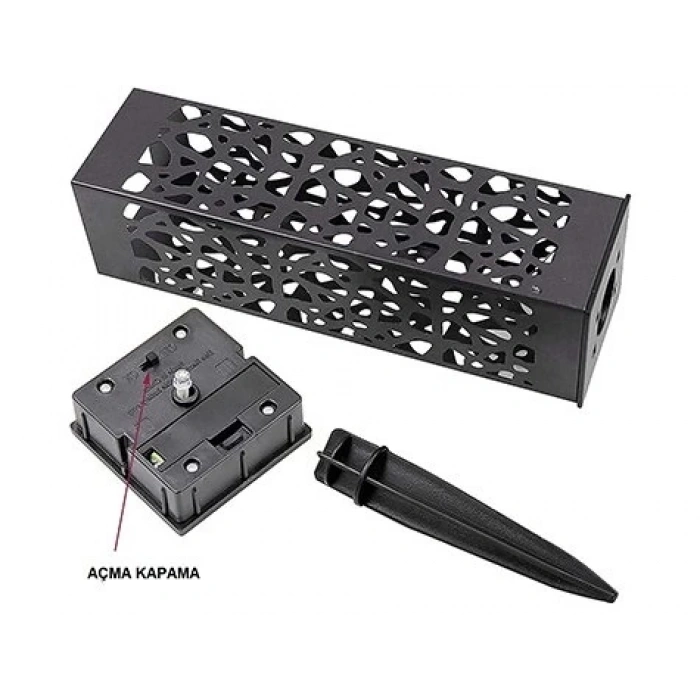 Dekoratif Solar Güneş Enerjili Bahçe Aydınlatması Yürüyüş Yolu Seti ( 8 Adet )