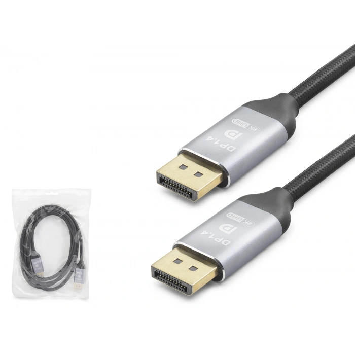 Displayport Kablo 8K 144 Hz 1.8 M (HDX7871 Siyah)