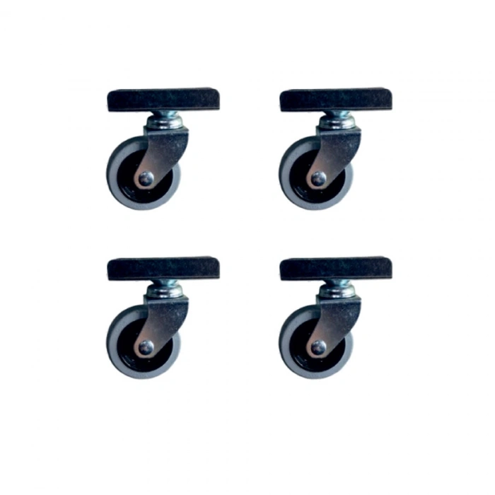 Furç Uzun-Sunta Bilyalı Teker - 20x50 - Gri - 18MM HKS184 - 4 Adet