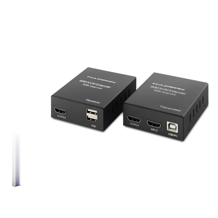 Hdmi Extender Loop-Out 1080P 60 M - Siyah HDX1356 Kvm