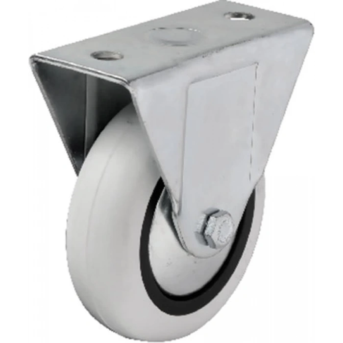 Hts 355 - 75x25 mm PVC Makaralı Sabit Teker 4 Adet