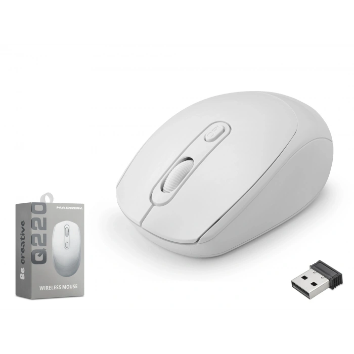 Kablosuz Mouse 2.4 Ghz 1600 Dpi (Beyaz - Q220W)