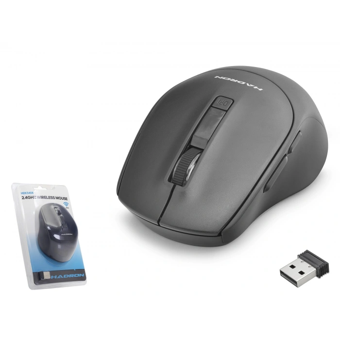 Kablosuz Mouse 600/1600 Dpi (HDX3408Si̇yah)