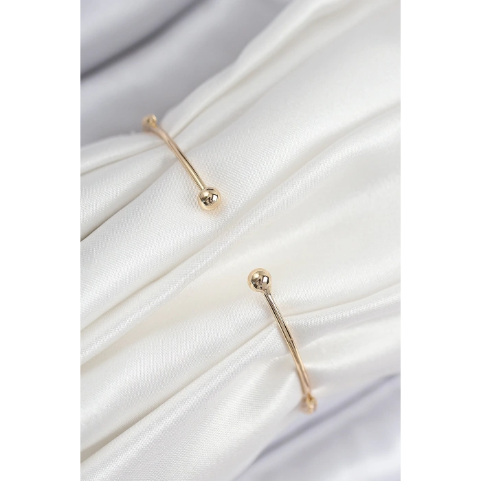 Pirinç Zirkon Taşlı Kelebek Model Gold Renk Kadın Bileklik