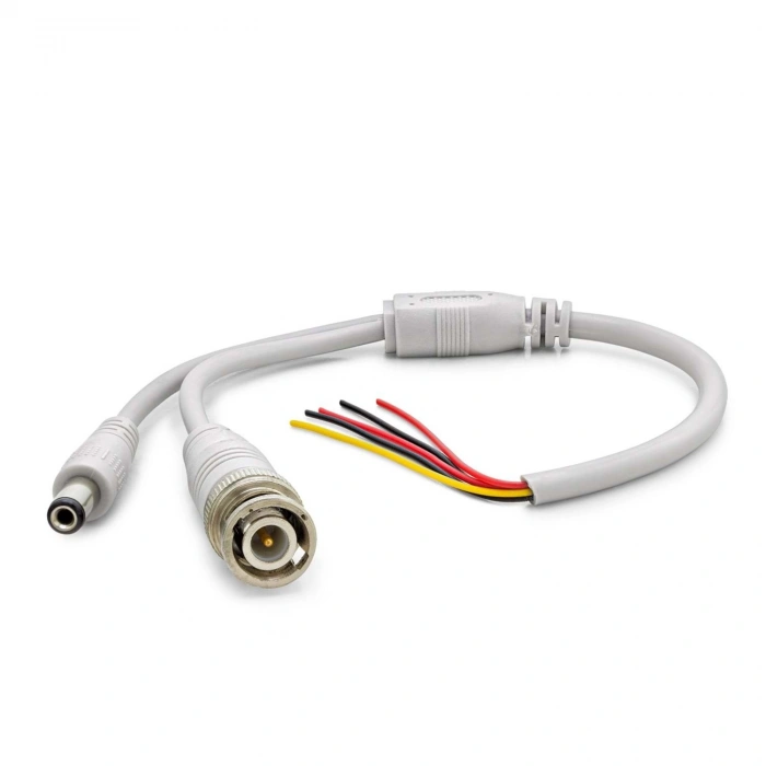 Power Jak Kablo Dc + Bnc 30Cm (HDX5531 Beyaz)