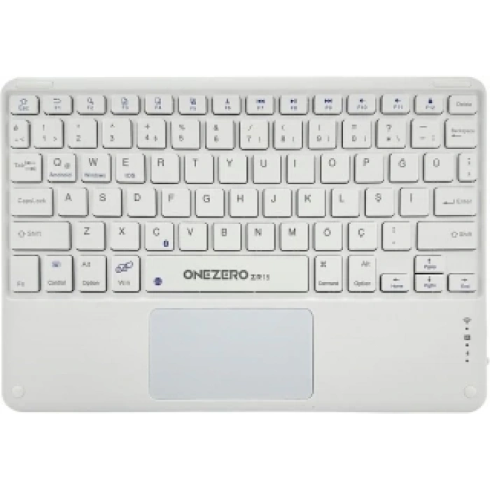 R15K Beyaz Bluetooth Touchoad Klavye
