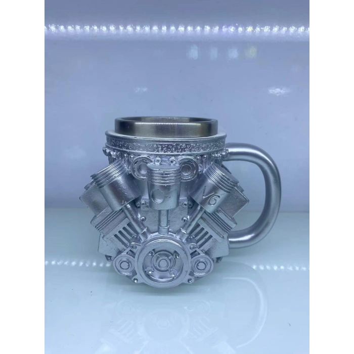 Çelik Kupa (V6 Motor Temalı)