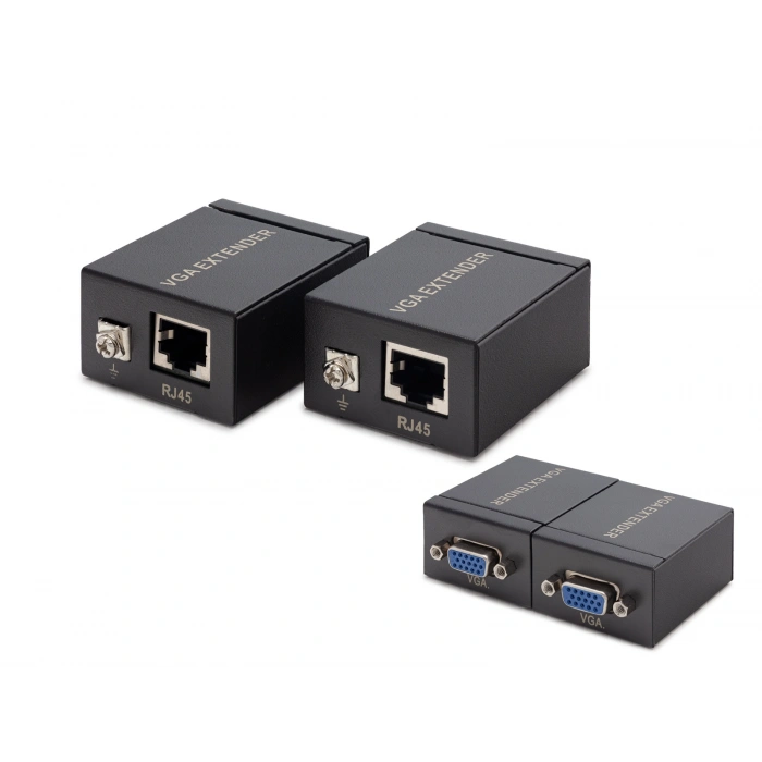 Vga Rj45 Extender Görüntü Aktarım Seti (60 Mt HDX1285)