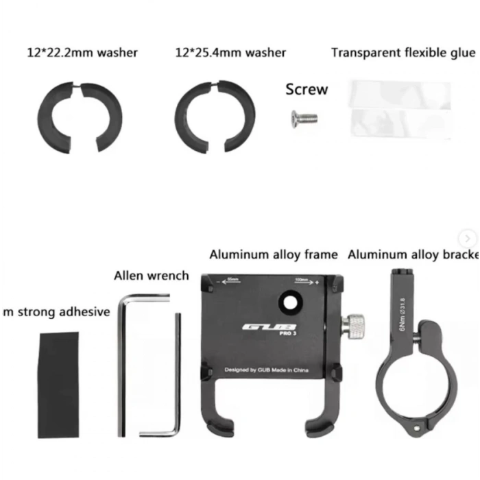 Motosiklet Telefon Tutucu (ZR Gub Pro 3Dc)